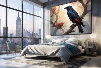 tempered glass wall art